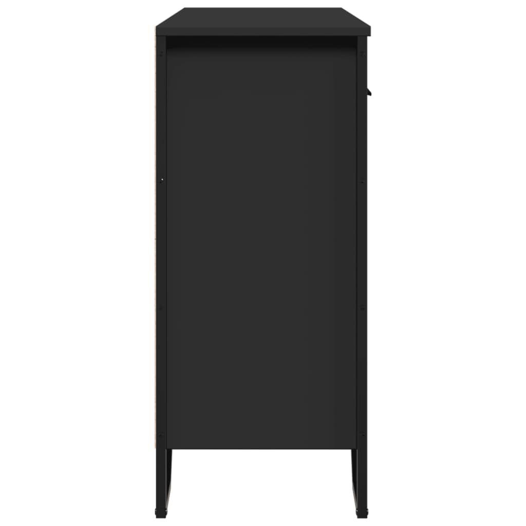 Sideboard Black 97 x 32.5 x 74.5 cm Particleboard
