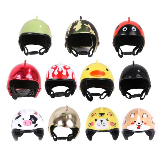 Funny Chicken Cartoon Protective Helmet Safety Hat Bird Headgear Pet Supplies