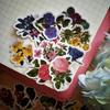 42pcs/bag Retro Flower Fairy DIY Scrapbooking Album Happy Planner Decoration Sticker