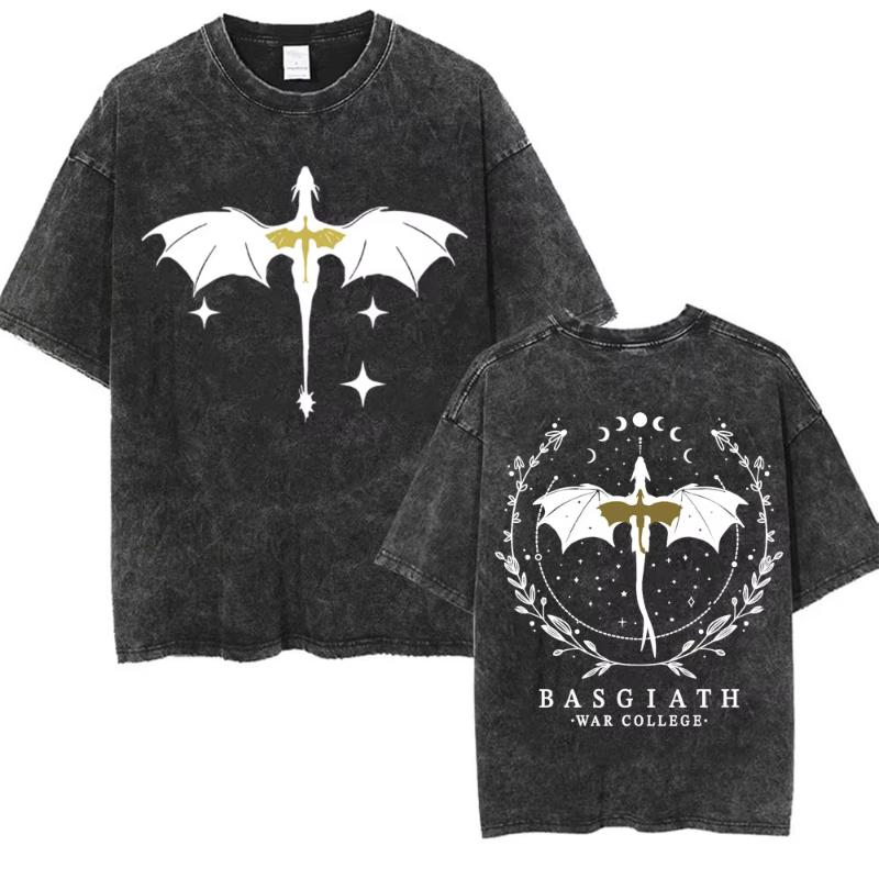 

The Bat The Night Court Acotar Retro Washed T Shirt Womens Fashion Gothic Tshirts Cool Oversized Tshirt Yk Streetwear M
