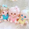 20cm Kawaii Pink Swimsuit Set Doll Clothes Cute Stuffed Soft Cotton Naked No Attribute Doll for Girls Kids Fans Collection Gifts