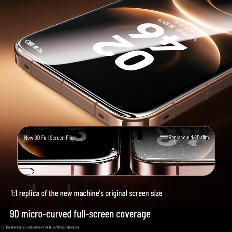 Ugreen Tempered Glass Screen Protector with Dust-Free Applicator