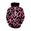 Autumn Winter Creative Colorful 3D Digital Printed Women's Loose Fitting Pullover Hoodies Fashionable Long Sleeved Hoodies