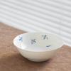Pure hand-painted Phalaenopsis Ercai cover bowl retro underglaze color household ceramic Kung Fu tea set tea bowl teapot teacup