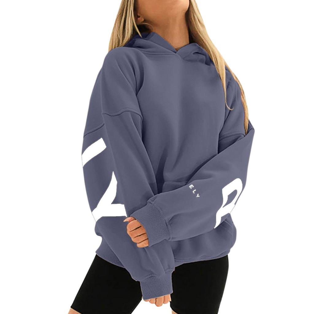 Womens Hoodies Fall Fashion Sweatshirts  Printed Casual Long Sleeve Loose Sweatshirt  Fall Hoodie Sweatshirt