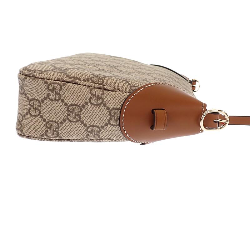 Gucci 815218 FAEAA 9762 2WAY Bag Brown Leather Women