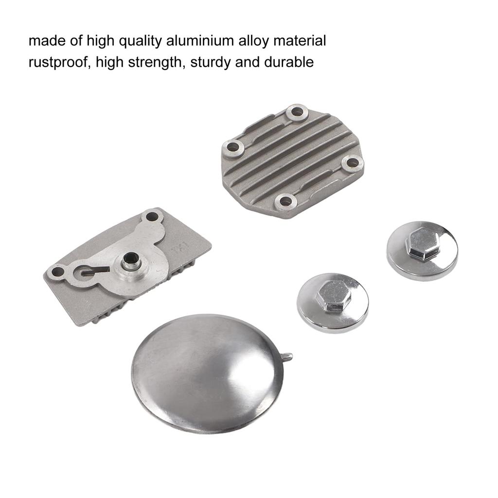 5PCS Aluminum Alloy Cylinder Headcover Replacement for 70cc 90cc 110cc ATV Quad & Pit Bike