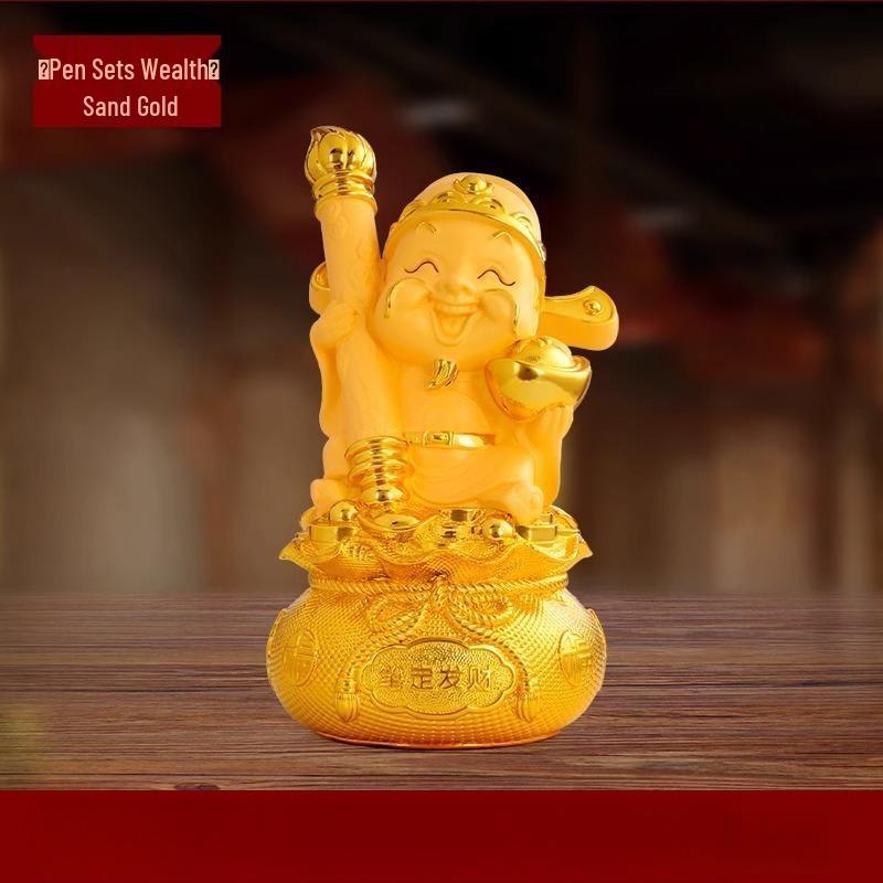 ZISIZ God of Wealth Piggy Bank Ornament