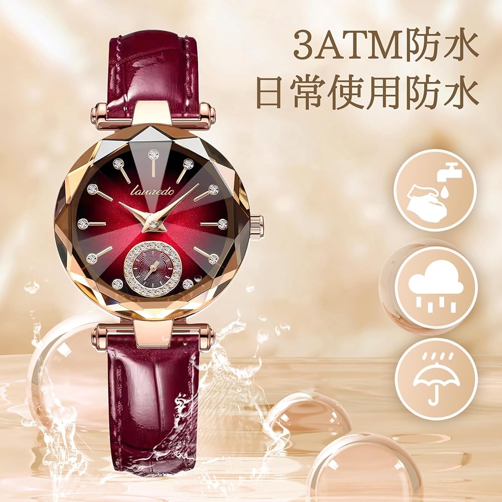 Women's Analog Quartz Watch Leather Strap Slim Waterproof Simple Casual Fashion Timepiece