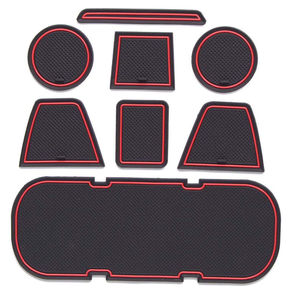 

Takelablaze Toyota 86 Subaru BRZ Indoor Interior Parts Dress Up Non-Slip Rubber Mat Drink Holder Interior Mat красный