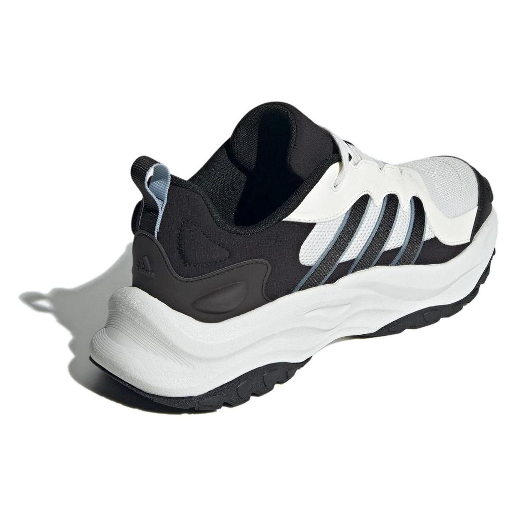 Adidas Maxxwavy Leather Classic Versatile Shock Absorbing Durable Low Top Dad Shoes Unisex Sneakers Black White IF9306
