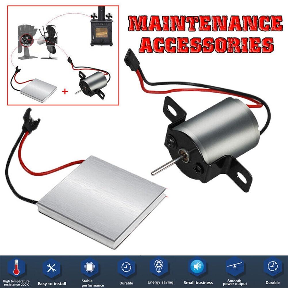 Reliable Replacement Kit for Fireplace Fan Motor & Power Generation Film Enhance Functionality of For Stove Blower