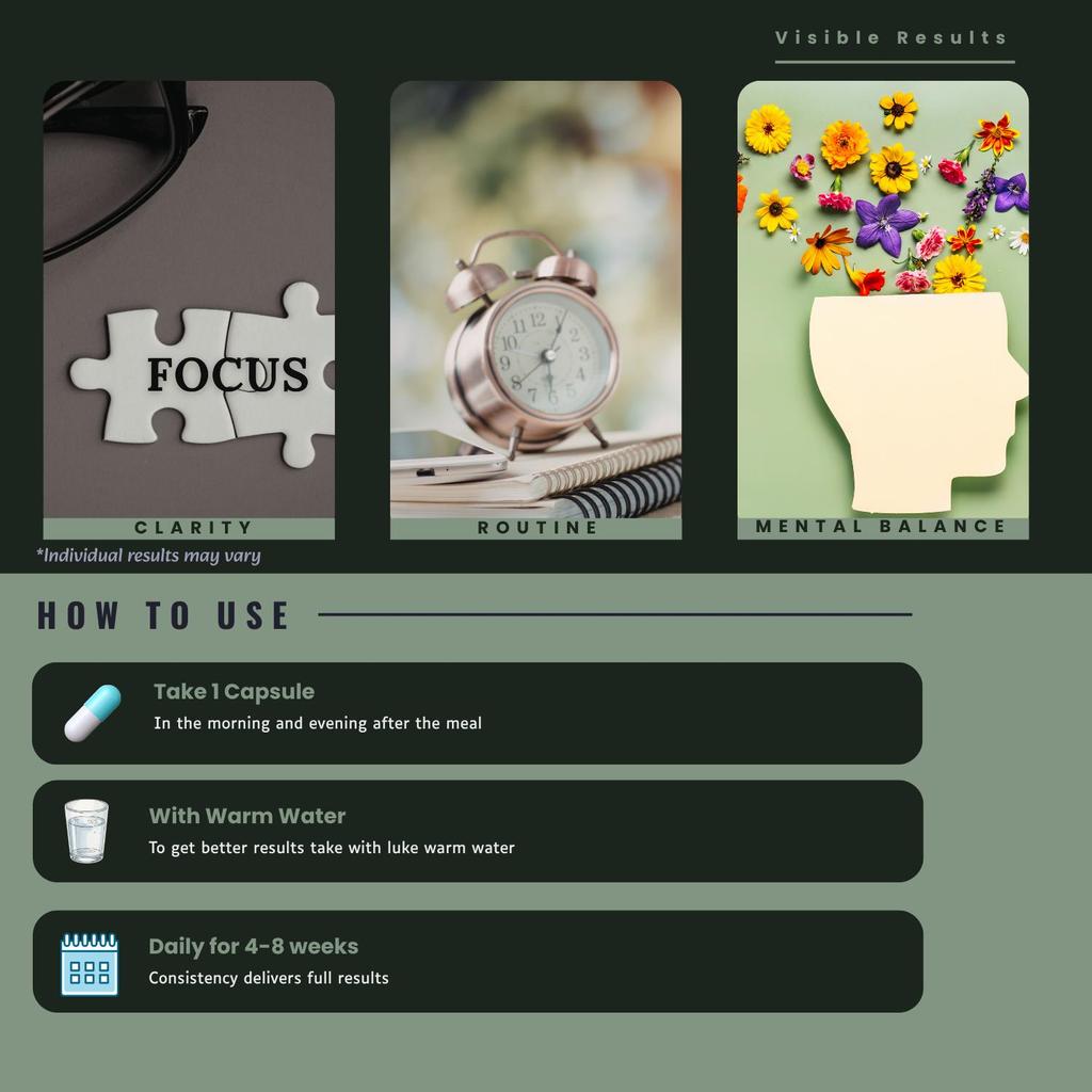 Bacopa Monnieri (Brahmi) 60 Capsules | Extract Powder | Organic