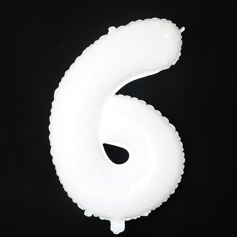 32 Inch Digital Aluminum Film Balloon, Medium Digital Gold Silver Red Black Gradual Change Color Birthday Decoration Wedding Party Balloon