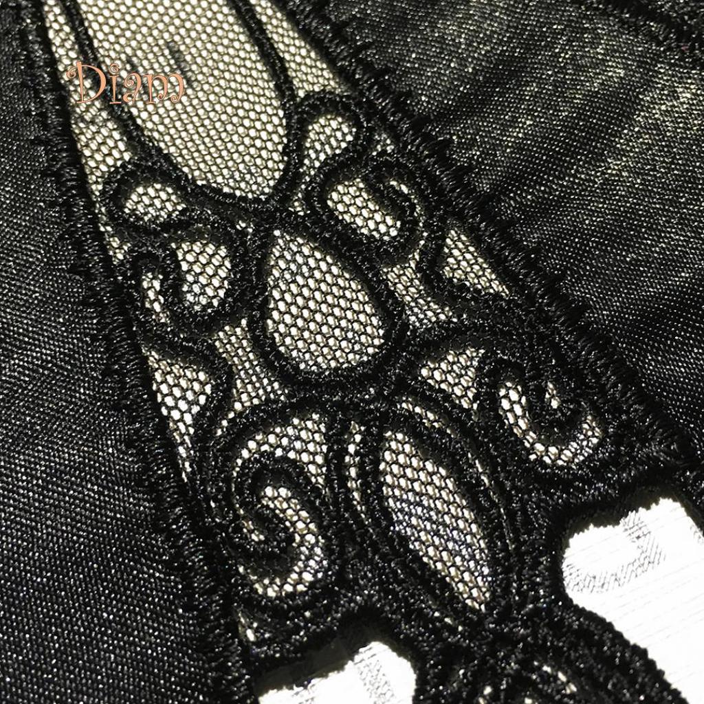 Diamin Neckline Collar Bowknot Sewing Applique Clothes Dress Decor