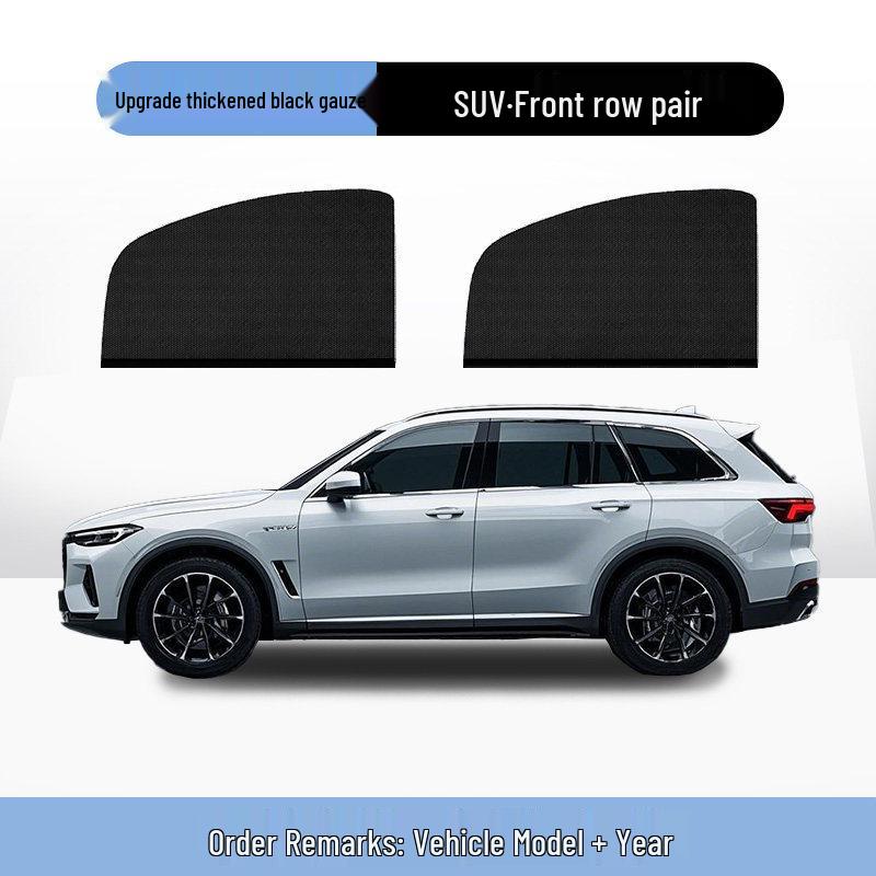 Car Window Sunshade & Mosquito Net - Insect Screen Privacy Curtain