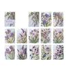 23Sheets Retro Scrapbooking Paper Embossed Flower Leaf Paper for Scrapbooking Photo Album Journal Notebook