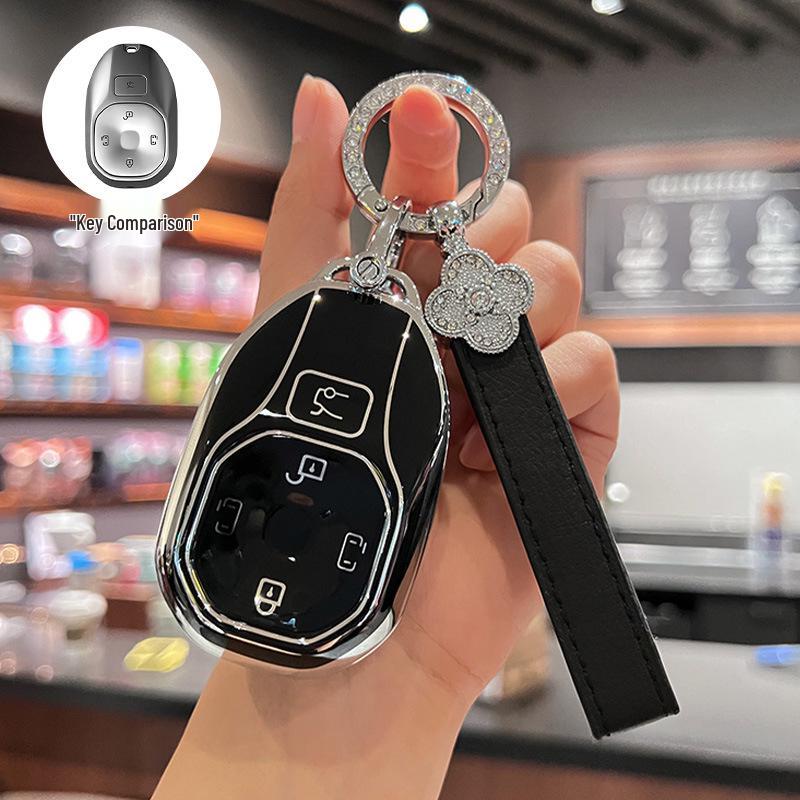 GAC Trumpchi M8 Key Cover: Compatible with Master, Grandmaster, E8, E9, S7 Models - Luxury Snap Shell for Women
