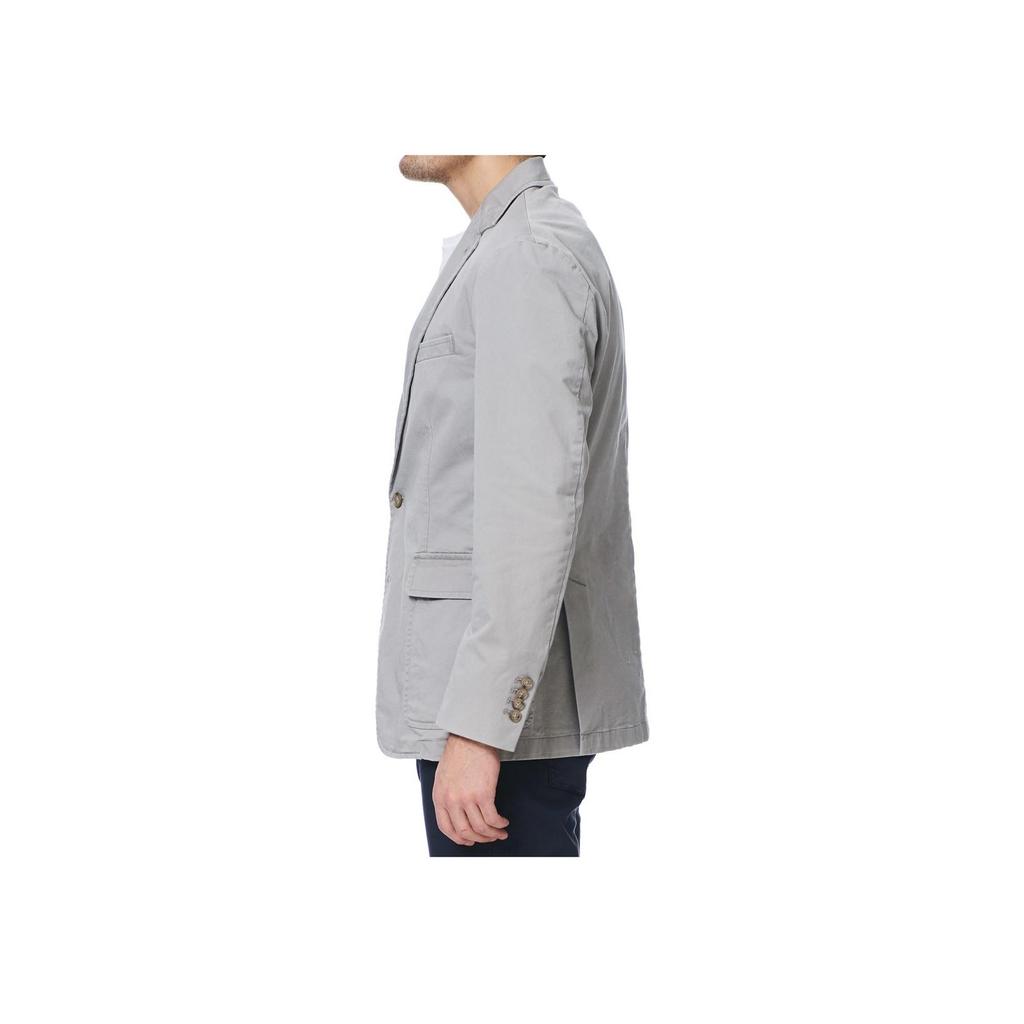 Polo Ralph Lauren Solid Color Single-Breasted Flap Pocket Long Sleeve Blazer Men Blazers Gray 715754089-018