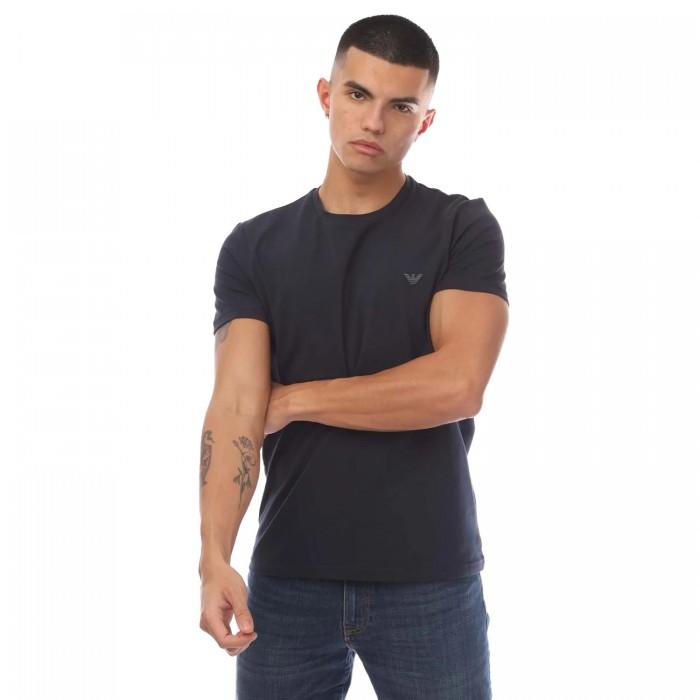 Emporio Armani Mens Crew Neck T-Shirt (Pack of 2)