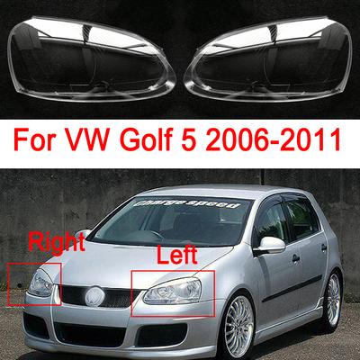 For VW Golf 5 2006 2007 2008 2009 2010 2011 Car Accessories Headlight Cover Lens Lamphsade Transparent Headlamp Shell