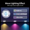 Smart Permanent Outdoor Lights 300FT 180LEDs Eave Lights App Remote Music Sync Waterproof for House Roof Holiday Daily Decor