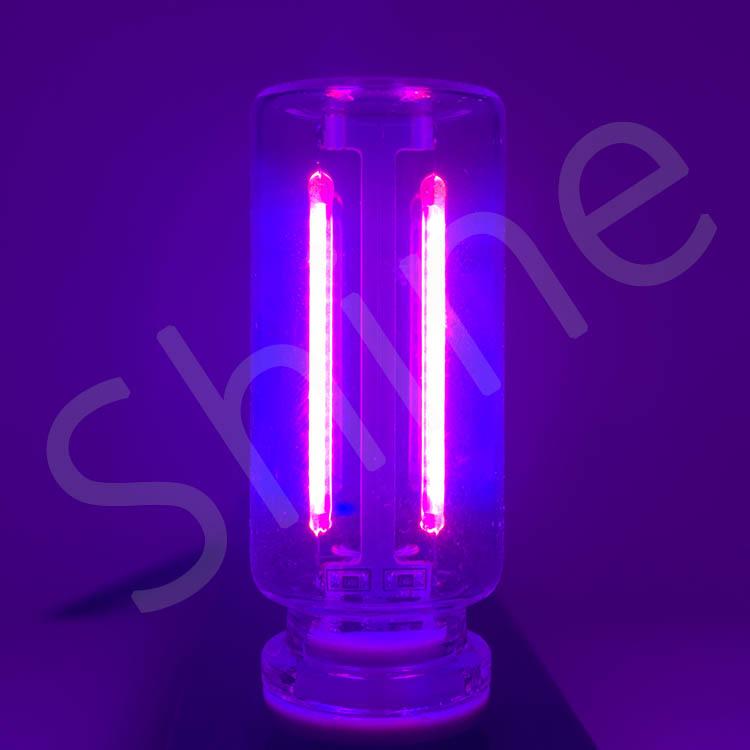 

Новая USB-лампа с затемнением DC5V LED ретро-лампочка Эдисона 0,3 Вт источник света мобильный интерфейс питания портативный ночник фиолетовый