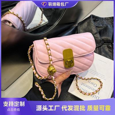 Fashion Small Bag Women's New Niche Design Chain Messenger Bag Premium Versatile Shoulder Small Square Bag