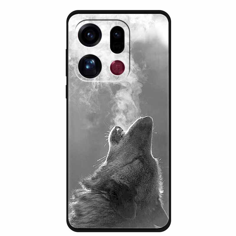 For OPPO Find X9 5G Case Silicone Space Animal TPU Soft Black Cover For OPPO Find X9 Cases FindX9 CPH2797 PLJ110 Cool TPU Cover