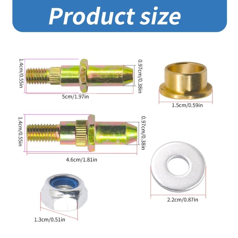 Truck Door Hinge Repair set with Pins & Bushings set Heavy Duty Door Hinge Pin & Bushing Repair Set Car Spare for Car