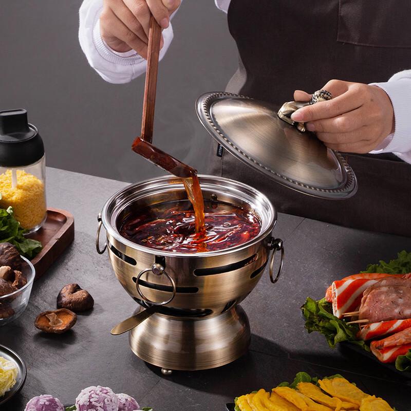 Chu Fang An Vintage 304 Stainless Steel Alcohol Hot Pot