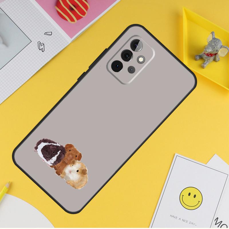 

Cute Cartoon Guinea Pig Case For Samsung Galaxy A54 A34 A14 A56 A52 A53 A16 A26 A36 A55 A35 A15 A32 A12 A33 A13 A17 Samsung A23