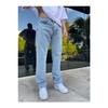 Men's Ice Blue Baggy Trousers