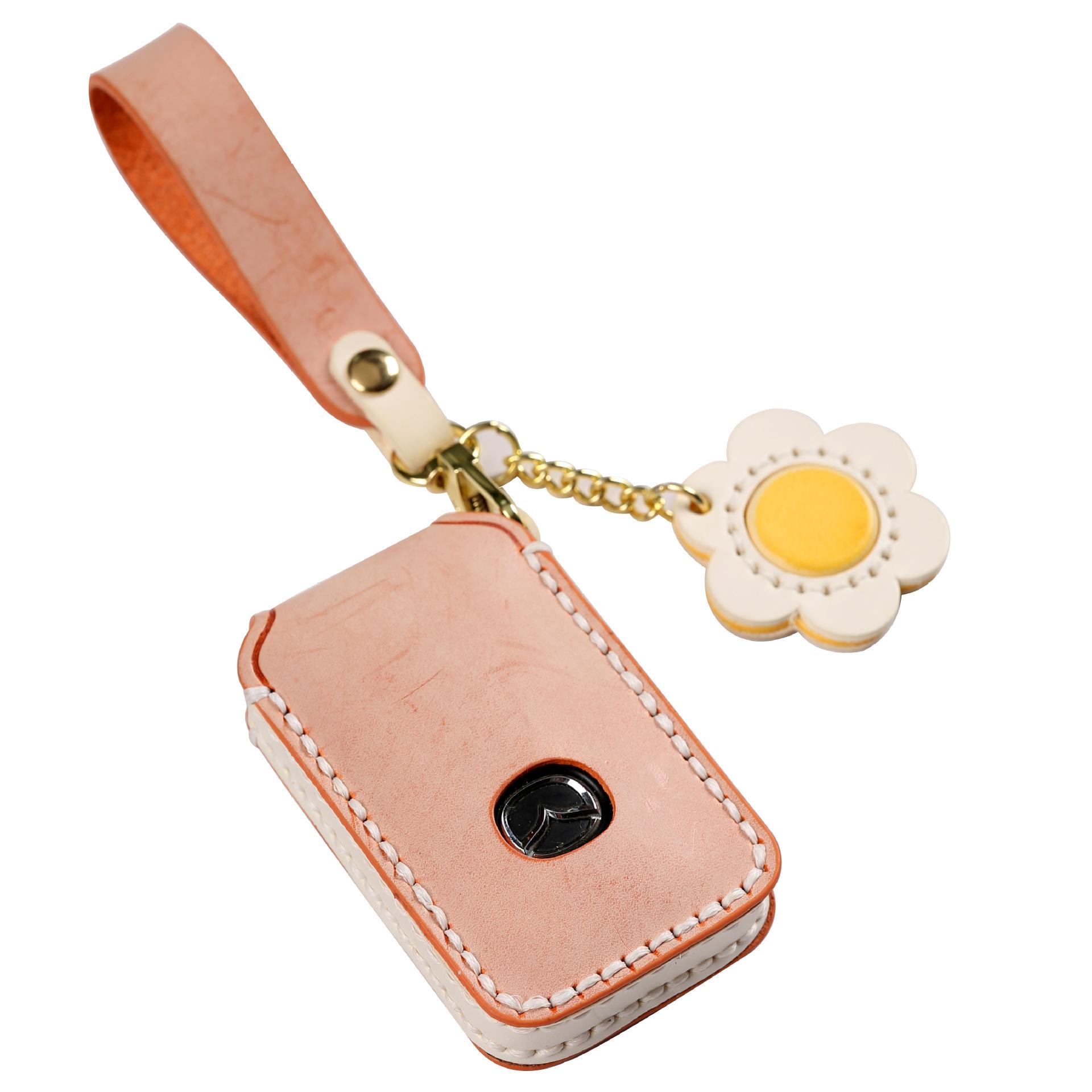 

For 2021 New Mazda 3 Onxella Key Set Next Generation CX4 Artez CX5 Leather Bag розовый