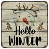Christmas Metal Wall Art for Home Living Room Kitchen Decor