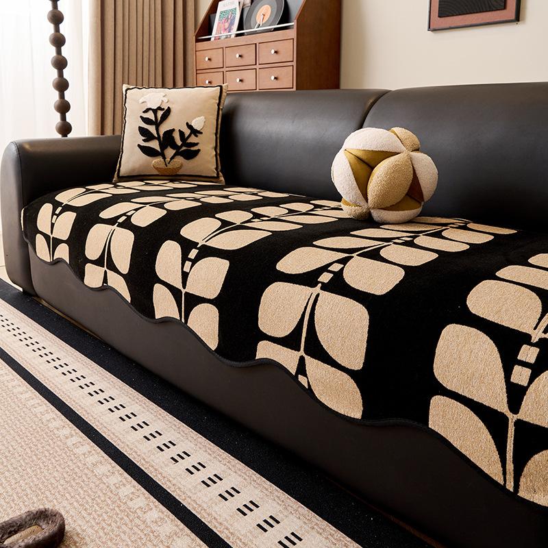 

Special-Shaped Irregular Sofa Cushion New High-End Combination Sofa Seat Cushion Four-Season Universal Sofa Cover Towel 90*70cm