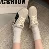 Spring single shoes new Korean version ins female student flat non-slip Forrest Gump shoes casual women's shoes K