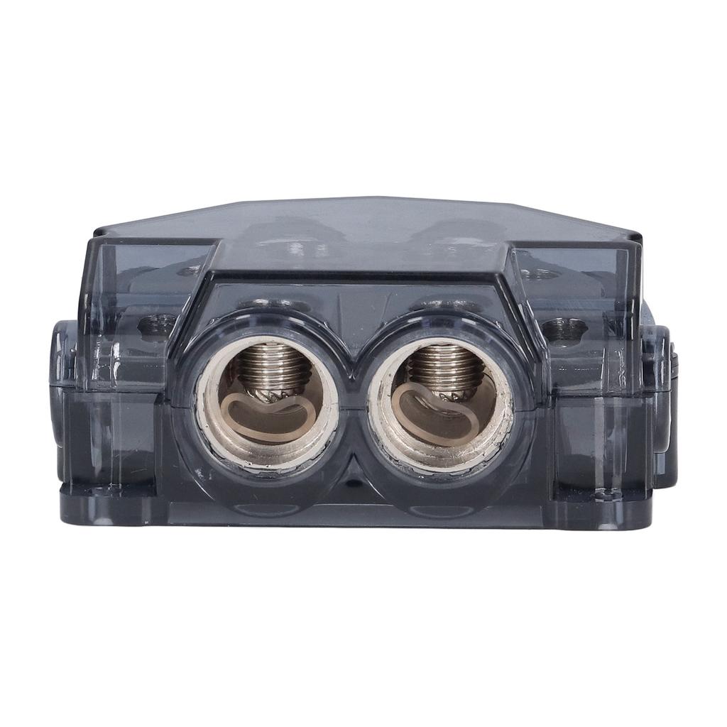 6 Way Power Fuse Distribution Block Ground Cable Splitter 0 Gauge In 248 Gauge Out for Car Audio