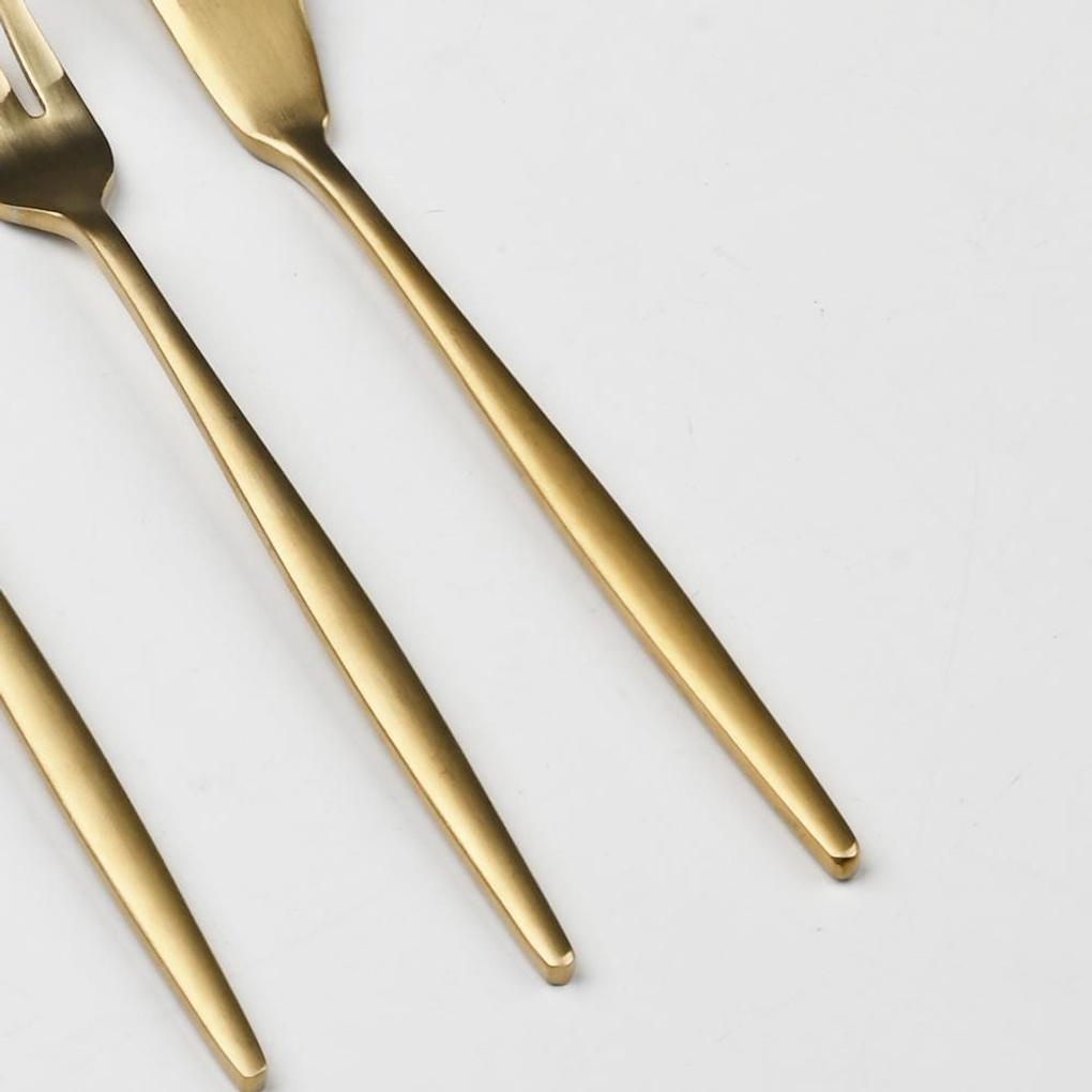 Abella Matte Stainless Steel Butter Knife Gold