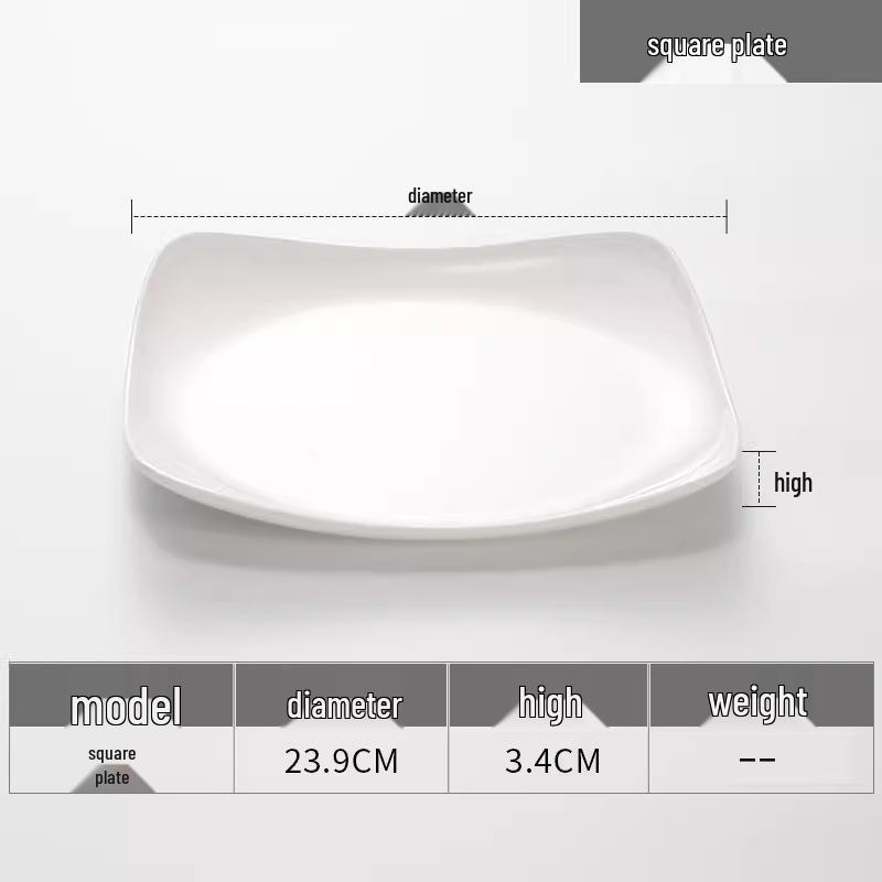 Melamine Tableware: 3, 4, and 6-Compartment Plates and Bowls for School Cafeterias