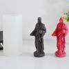 Jesus Modeling Silicone Candle Mold Diy Scented Plaster Resin Craft Making Mould Handmade Soap Chocolate Molds Gifts Home Decor