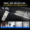 BA20D H4BS Motorcycle LED Headlight, High Brightness LED Chip, 6,500 K, White, HI/LO Switching,
