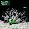 Plastic Coral Tree Aquarium Decoration - Simulation Iron Tree for Fish Tanks (Model CT82)