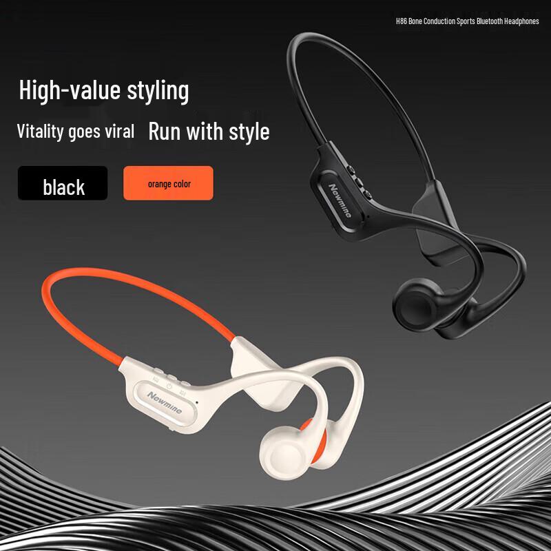 Newmine H86 Bone Conduction Open-Ear Sports Bluetooth Headset