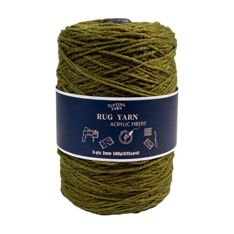 Long Time Use Tufting Yarn In Bright Color Great For Rugs And Decorative Textiles