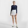 Fila Tennis Fashion Minimalist Classic Sports Training Versatile Comfortable Pleated Tennis Skirt Women skirts Jade-White A11W613302FWT