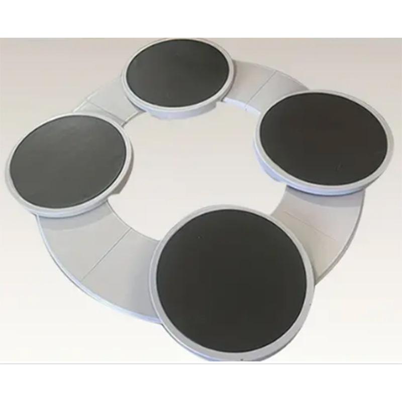 

Портативный вращающийся поднос для обеденного стола Ленивая Сьюзен с термоизоляцией 4 Trays (2-4 person table) серебряный серый