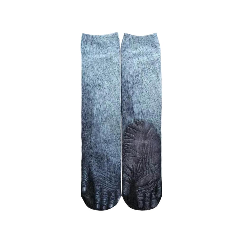 Children's Animal Socks Digital Printing Simulation Socks Fun And Funny