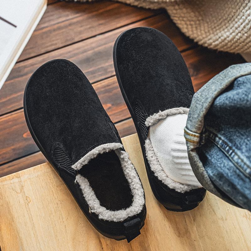 

Birkenstocks winter new velvet thickened warm cotton shoes bag heel cotton drag snow boots 44 standard athletic fit / ready to ship
