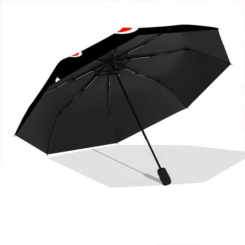 1 PC Automatic Folding Umbrella - Naruto Pattern Portable Foldable Design With 8 Ribs Christmas Birthday Gifts